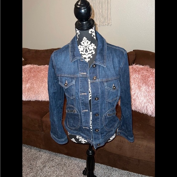 CHICO’S Platinum Collection Denim Jacket - Picture 3 of 7